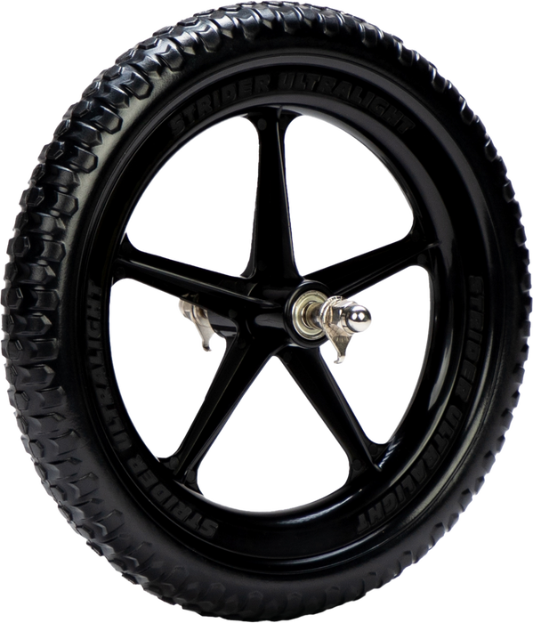 Strider 10-2412 PWHEEL-12-UL-BK WHEEL/TIRE ASSEMBLY