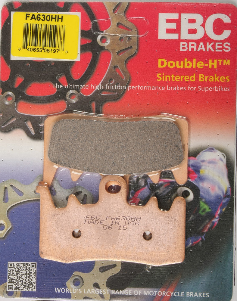 EBC Brake Pads Double-H Sintered - FA630HH For Ducati Motorcycles 2013-2018 | Can-Am Spyder 2013-2014 | BMW Nine / 1200 / R1200RS / S1000XR 2014-2017