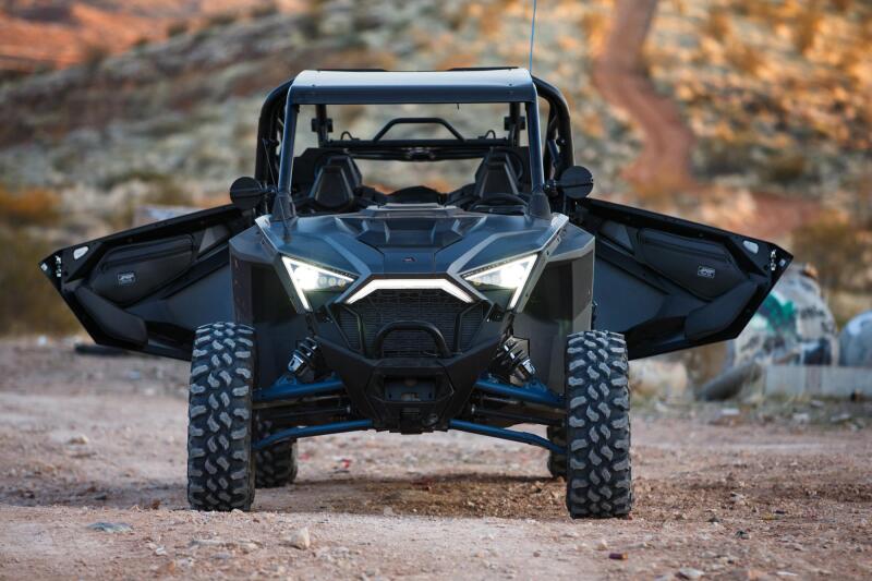 PRP Seats E97-210 PRP Polaris RZR PRO Xp/pro R/turbo R Front Door Bags With Knee Pad (pair) - Photo - Close Up