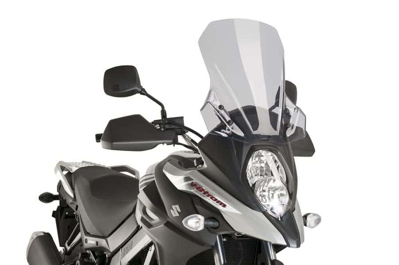 Puig Hi-Tech Parts Windscreen Touring Smoke - 9719H Suzuki 650 Strom 2019-2021
