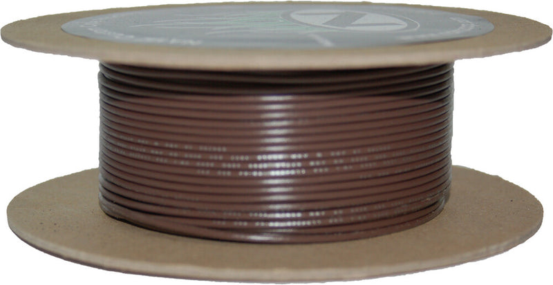 Namz Custom Cycle 850-09209 NWR-1-100-20 100' SPOOL 20-GAUGE WIRE (BROWN)