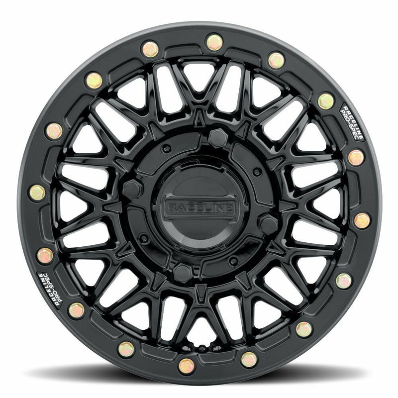 Raceline Wheels 570-2165 A15GB-56056+40 OMEGA 15X6 4/156 +40MM GLOSS BLACK