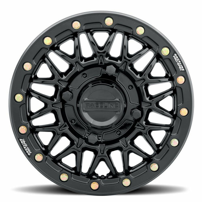 Raceline Wheels 570-2164 A15GB-56037+40 OMEGA 15X6 4/137 +40MM GLOSS BLACK