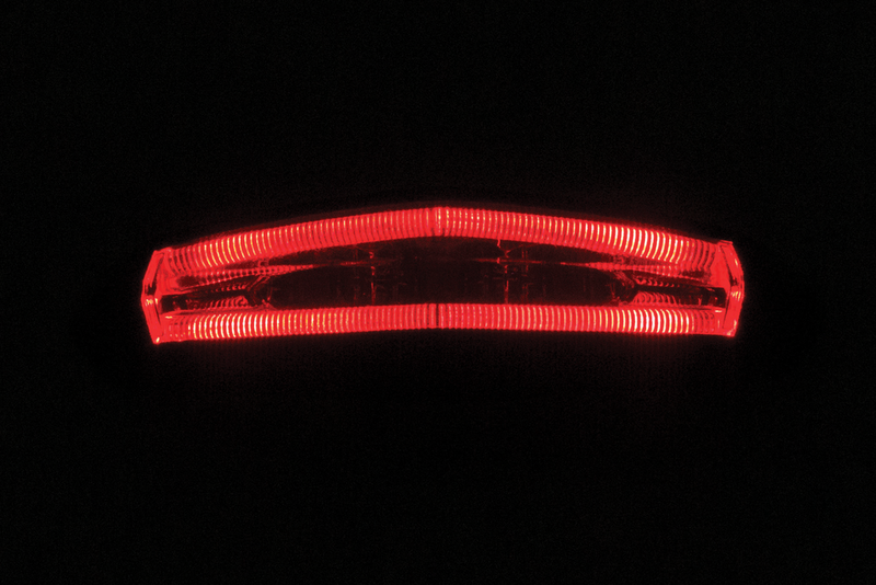 Koso North America LED Tail Brake Light RED Lens - HB031000