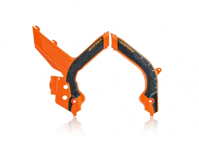 Acerbis 2733445225 19-22 KTM SX125-250/SX-F/XC-F250-450/XC250/300/XC250-300tpi Frame Guard X Grip - Org/blk - Photo - Primary