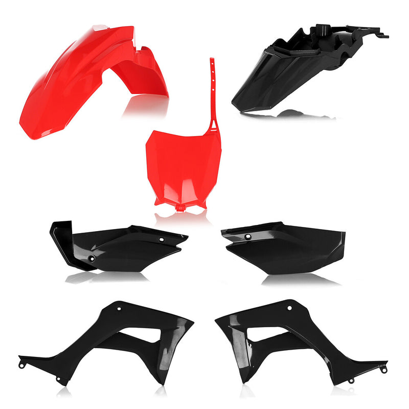 Acerbis Full Plastic Kit Honda RED Black - 2861931018 Honda CRF110F 2019-2025