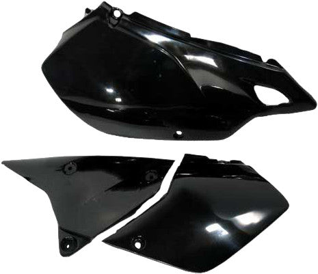 Acerbis Side Panels Black - 2043350001 For Suzuki 400 / 400E / 400S / 400SM 2000-2024 | Kawasaki 400 / KLX400R 2003-2004