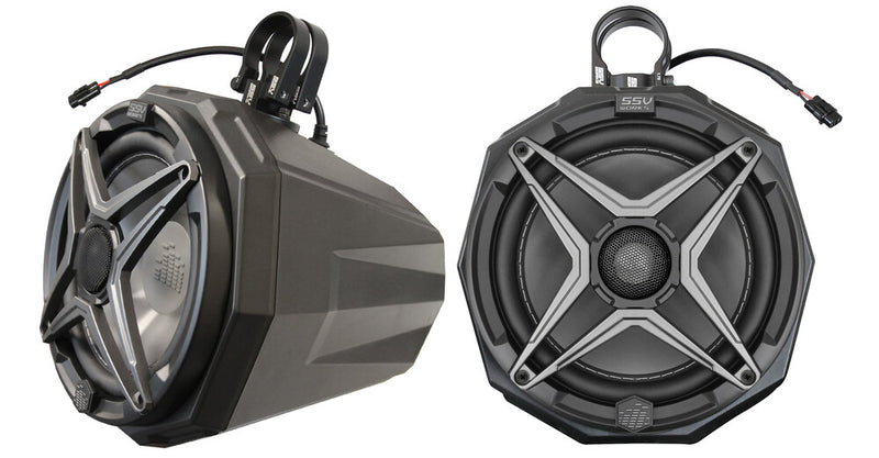 Ssv Works 63-4741 US2-C8A-200 8" CAGE MOUNT POD SSV SPEAKER 2.0" ROLL CAGE