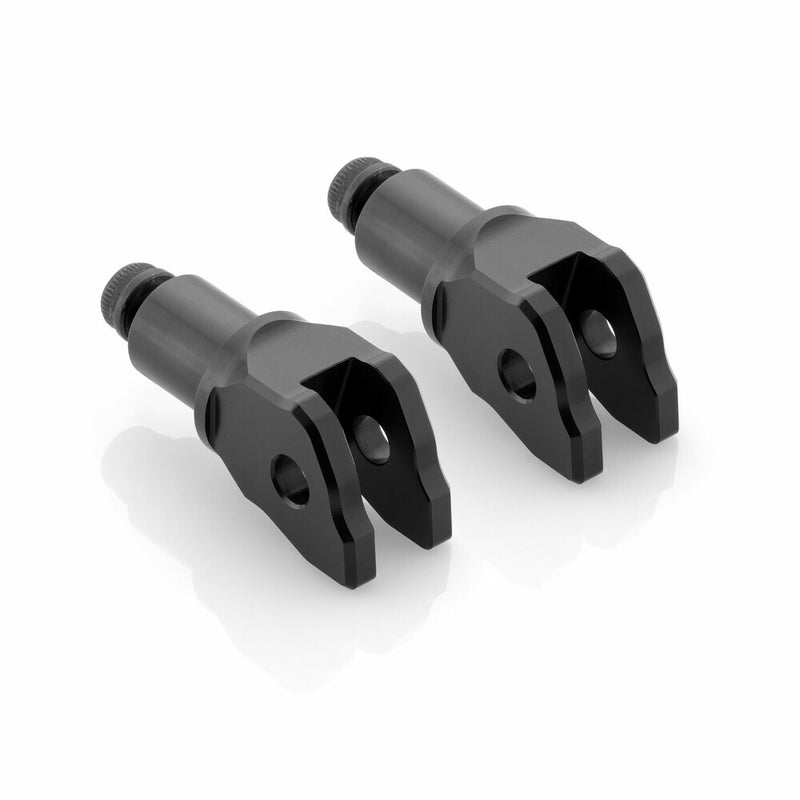 Rizoma 58-PE852B PE852B FOOTPEG MOUNT KIT RIDER BLACK PR