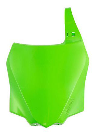 Acerbis Front Number Plate Green - 2374050403 Kawasaki KX 100 / KX 85 / KX 112 2014-2025