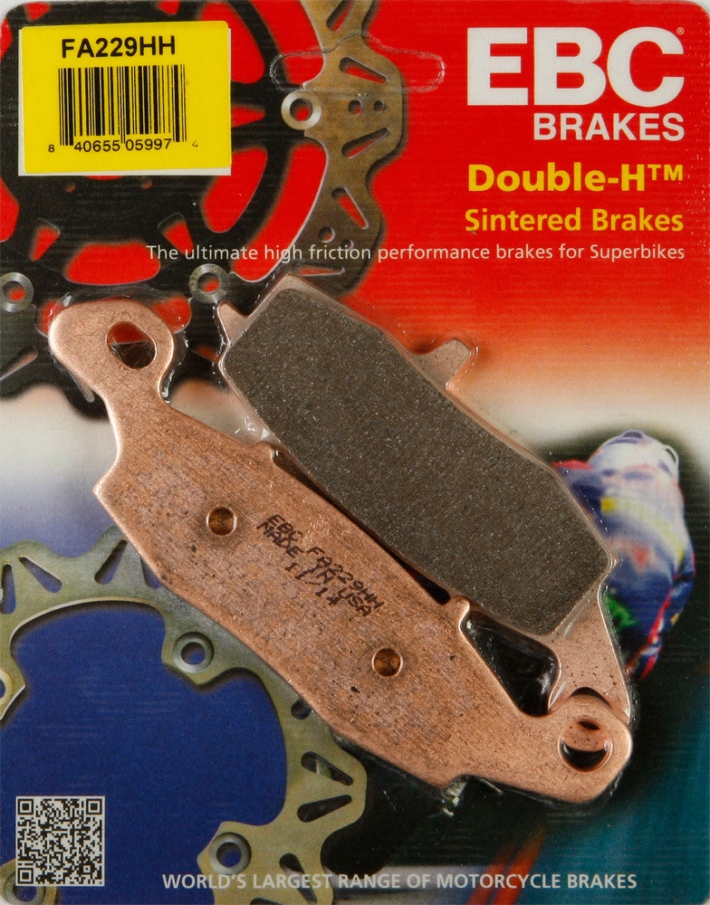 EBC Brake Pads - FA229HH For Kawasaki Motorcycles 1995-2016 | Suzuki Motorcycles 1998-2020
