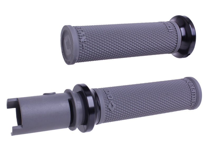 Odi Lock-ON Ruffian Grips Graphite Black CVO ` - V30HTCH-B For Harley Touring 2023-2024