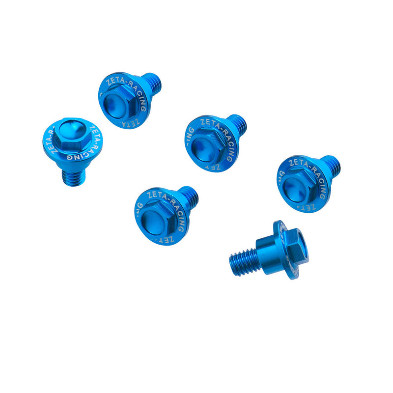 Zeta Fork Guard Bolt HUS H-Blue - ZE88-9509 For Husaberg Dirt Bikes 2014 | KTM 690 Enduro 2008-2018