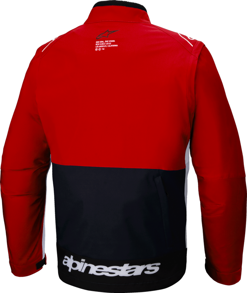 Alpinestars 482-00052S 3700225-1342- S LITE-DURA SOFTSHELL JACKET BLACK/BRIGHT RED/WHITE SM