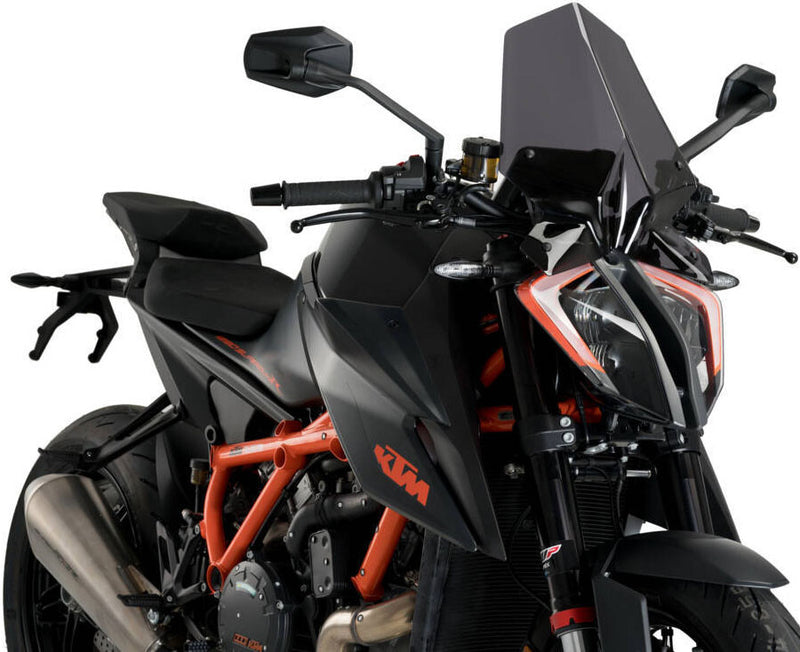 Puig Hi-Tech Parts Windscreen Naked NEW GEN Tour Dark Smoke - 20461F KTM 1290 Super Duke 2020-2022