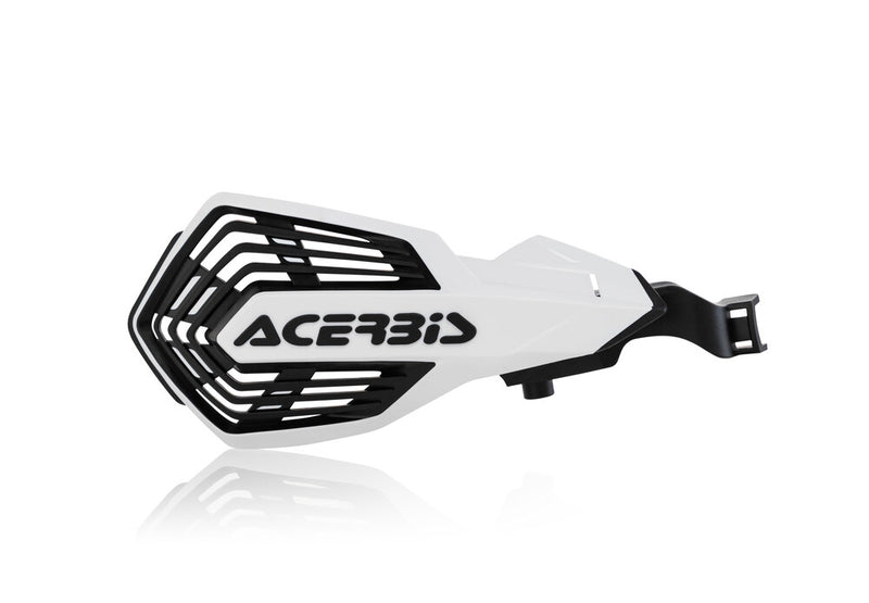 Acerbis Handguard K-Future White Black - 2801971035 For KTM Dirt Bikes 2014-2024 | Sherco Dirt Bikes 2018-2023