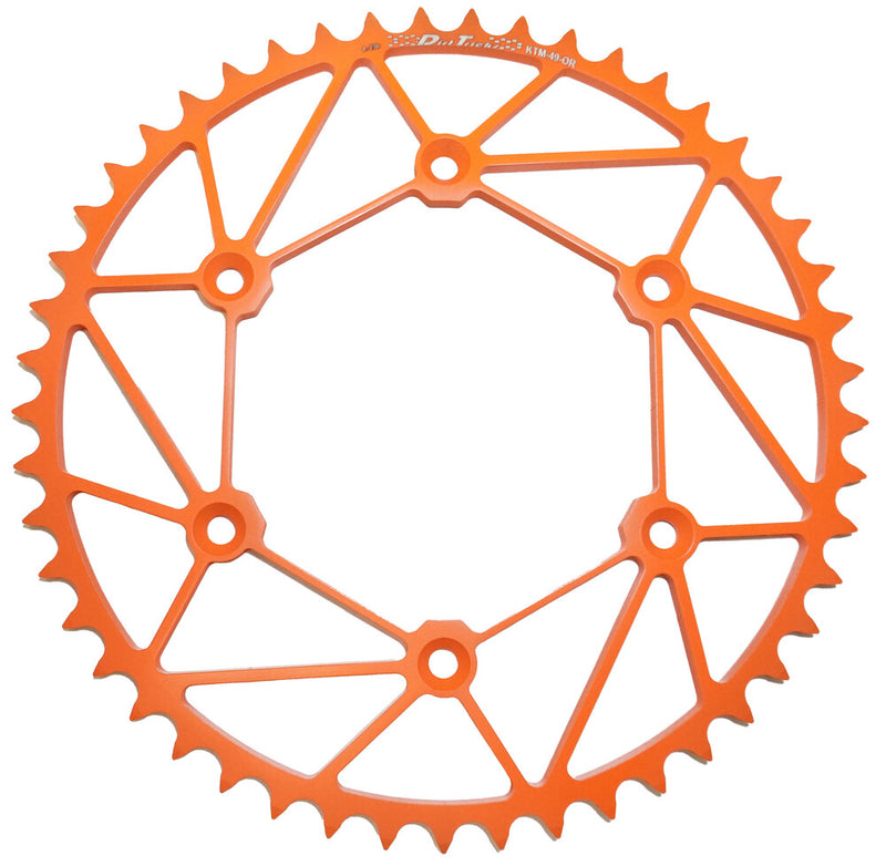 Dirt Tricks Rear Sprocket Chromoly 45T-520 Inferno KTM HUS GAS - KTM-45-OR KTM Dirt Bikes 1991-2026