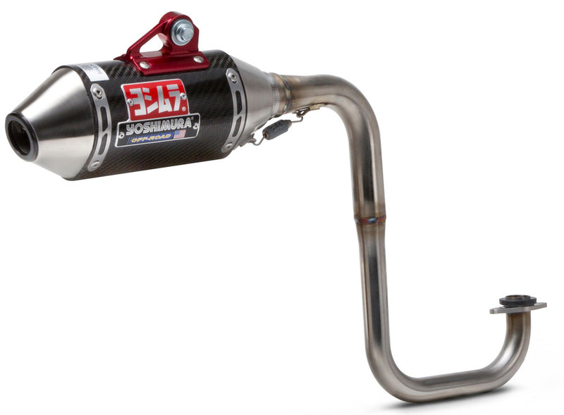 Yoshimura Signature RS-2 Full System Exhaust SS-CF-SS - 391700B250 Polaris RZR 2010-2016