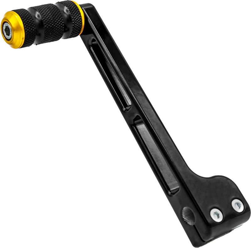 Santoro Fabworx SF30051 Twice Tight Perf Shift W TOE PEG Black For Harley Touring 1998-2013