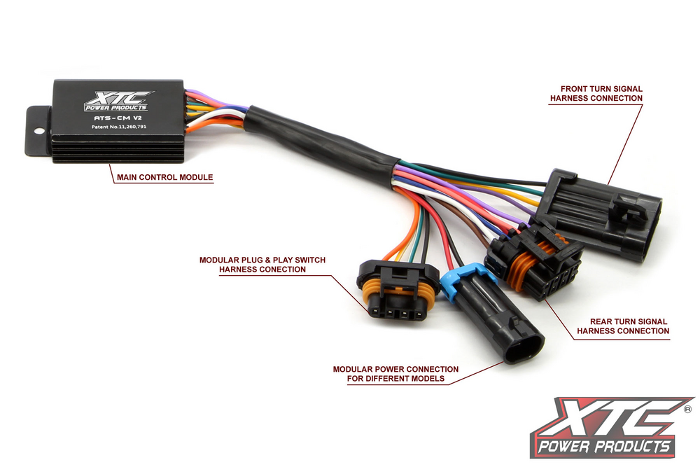 Xtc Power Products 630-1368 ATS-POL-RAN570 AUTO TURN SIGNAL KIT W/ HORN POL