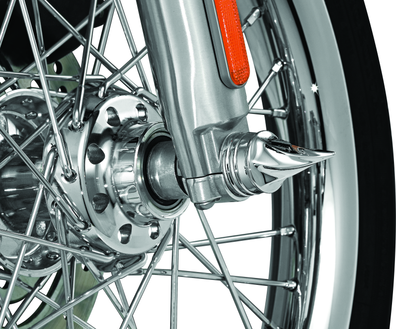 Kuryakyn 1219 Twisted Axle Caps Chrome - User 1