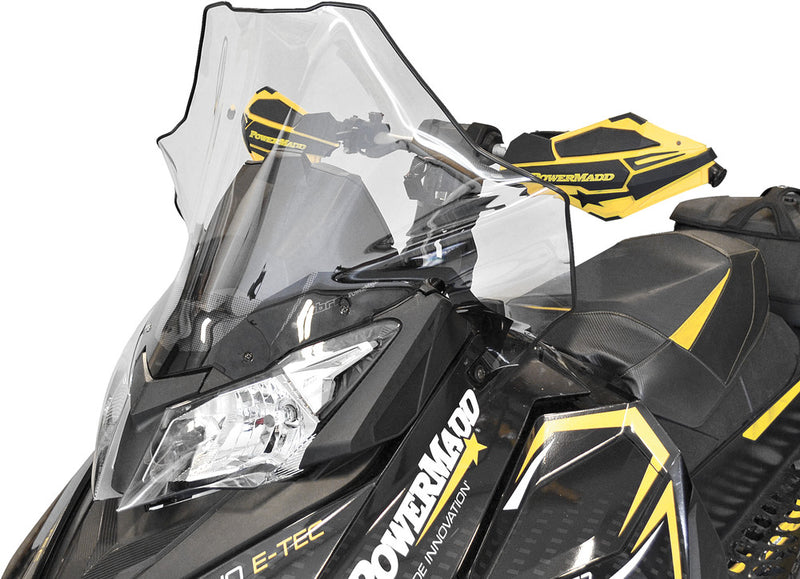 Powermadd Cobra W S MID Clear Black 17" S-D XS XM - 13530 Ski-Doo Freeride / Expedition / Grand Touring / Renegade 2014-2017