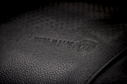 Leather detail shot on Blockade Vest
