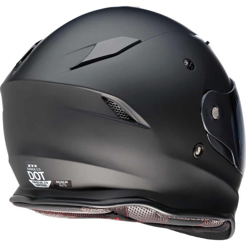 Z1R 0140-0448 Nemesis Smoke Helmet Nemesis Helmet - Smoke - Flat Black - Medium