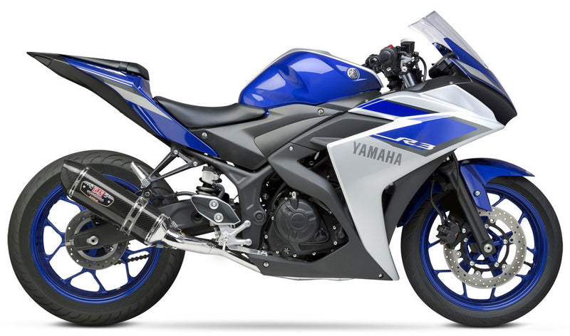 Yoshimura Exhaust Race R-77 Full-SYS SS-CF-CF - 133200J220 Yamaha R3 2015-2016