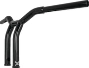 Burly Brand B12-6051B Dominator Raked Bar 10in - Gloss Black - User 1