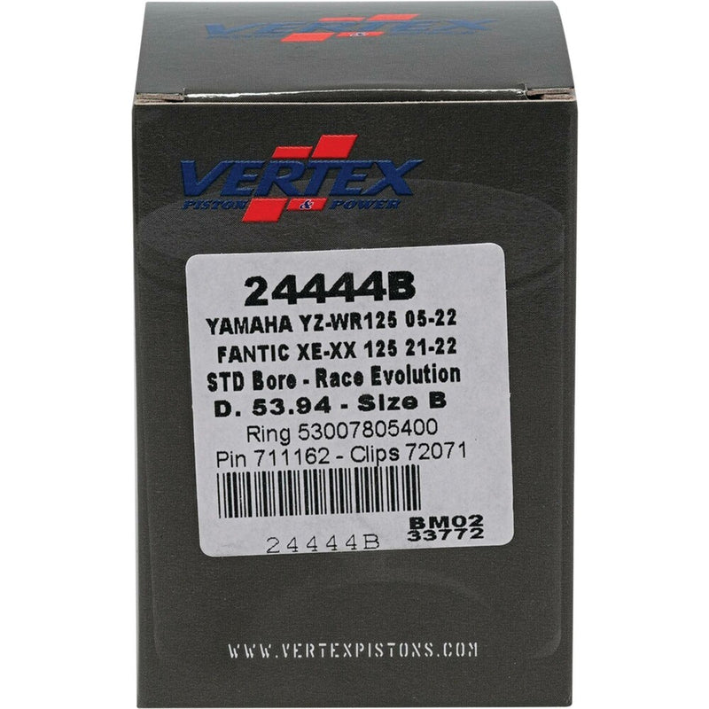 Vertex Piston Kit Cast Race Evolution 53.94/Standard - 24444B Yamaha YZ 125 2005-2024