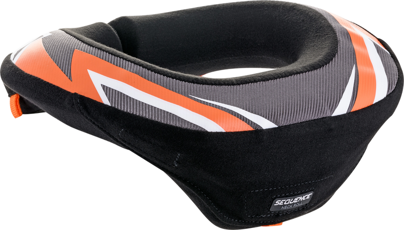 Alpinestars 482-6068L 6741018-148-LXL SEQUENCE YOUTH NECK ROLL BLACK/ANTHRACITE/ORANGE LG/XL
