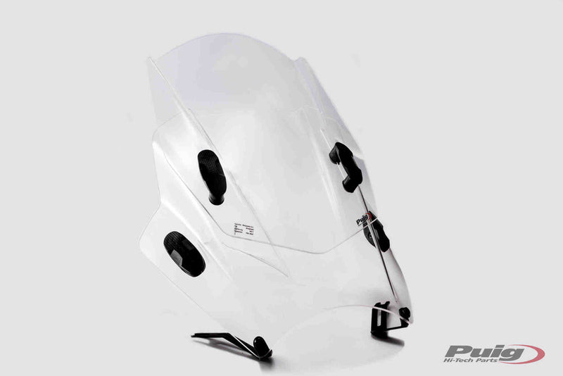 Puig Hi-Tech Parts Windscreen UP & Down Clear - 2193W For Triumph Motorcycles 1995-2019 | Ducati Motorcycles 2007-2019