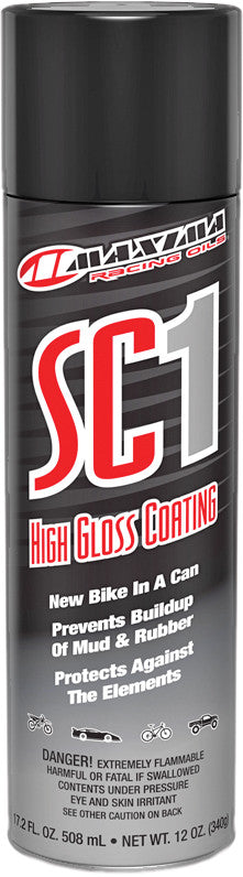 Maxima Racing Oil 78-9944 78920 HIGH GLOSS SC1 CLEAR COAT SILICONE SPRAY 12OZ