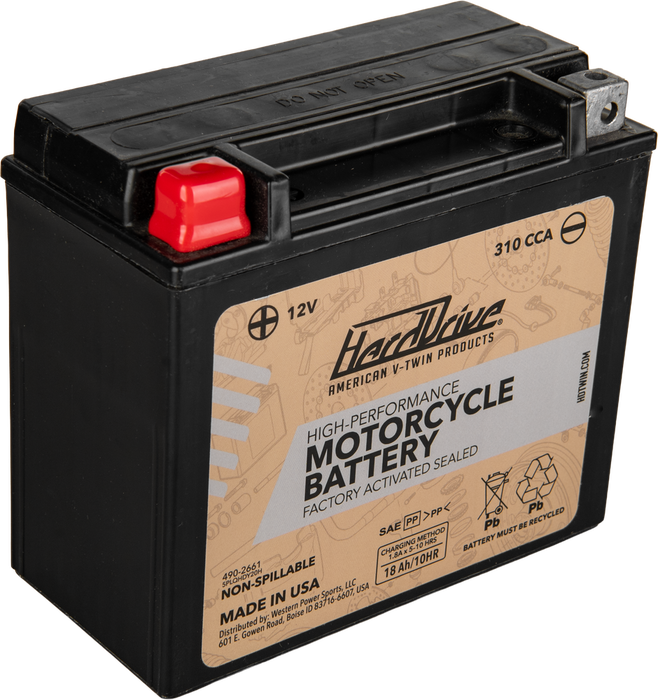Harddrive 490-2661 HRDM72RBH HIGH PERFORM BATTERY YTX20H CCA 310