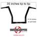 Road Glide Handle Bars Black & Chrome