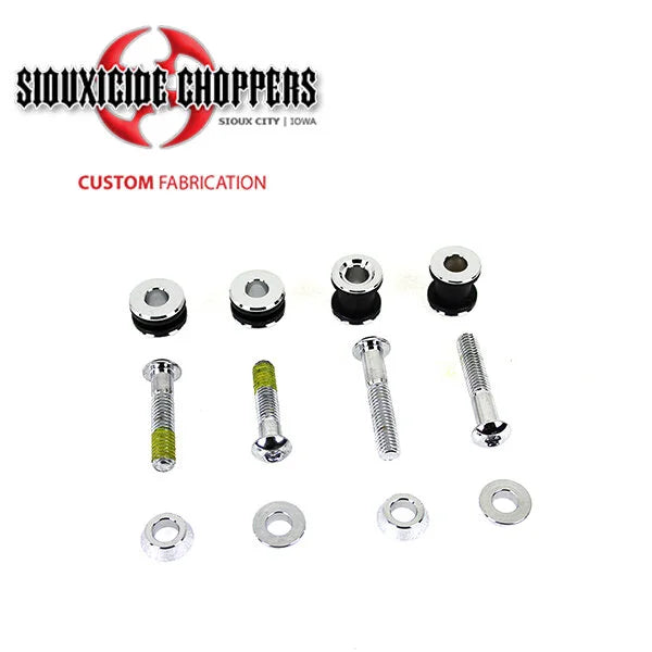 Softail Detachable Docking Hardware Kit Chrome