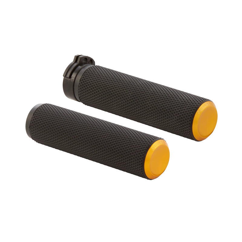 Arlen Ness Knurled Grips - 07-337 For Harley Motorcycles 1986-2022