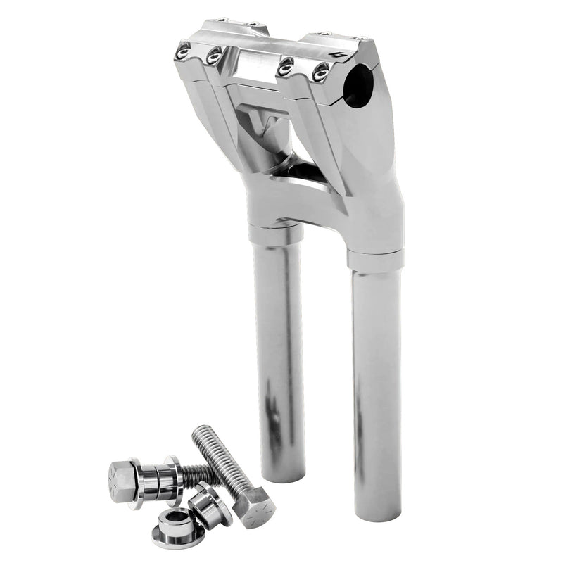 Kraus Isolated & Kickback Risers (Dyna, Pre-18 Softail, FXR, Sportster) — SP-ISO-62-M