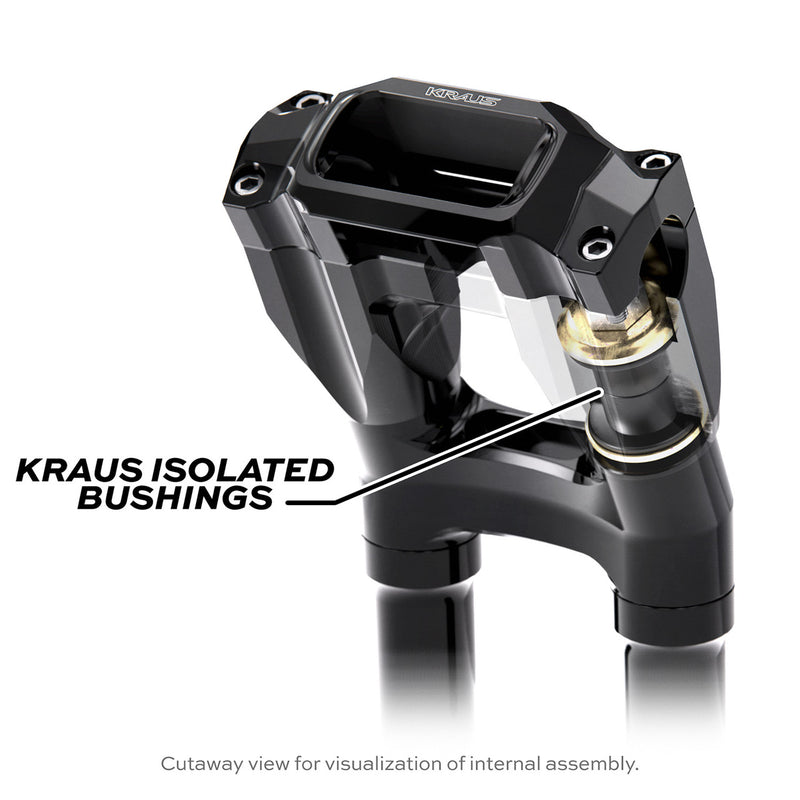 Kraus Core Isolated Risers (Dyna, Pre-18 Softail, Sportster) — photo 2