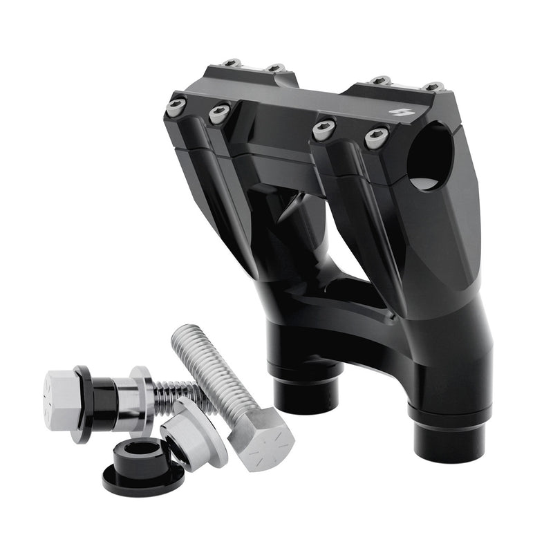 Kraus Isolated & Kickback Risers (Dyna, Pre-18 Softail, FXR, Sportster) — photo 3