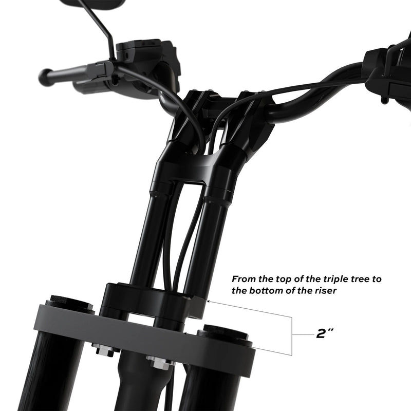 Raptor 1-1/2 in. Pull Back Plate - FXD/FXR/Pre-17 Softail/XL — photo 3