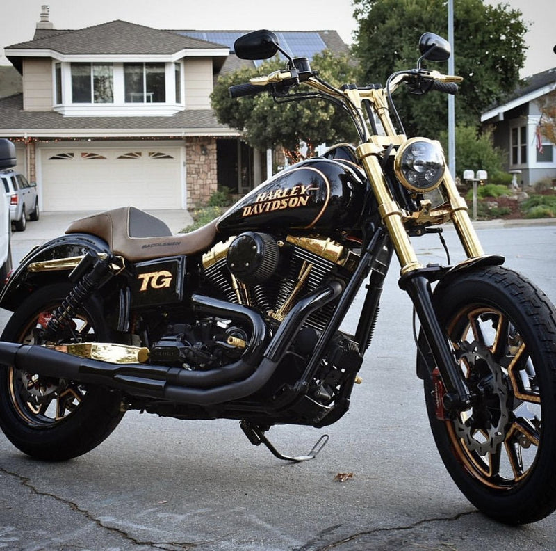 Kraus Isolated & Kickback Risers (Dyna, Pre-18 Softail, FXR, Sportster) — photo 22