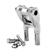 Kraus Isolated & Kickback Risers (Dyna, Pre-18 Softail, FXR, Sportster) — SP-ISO-68-M