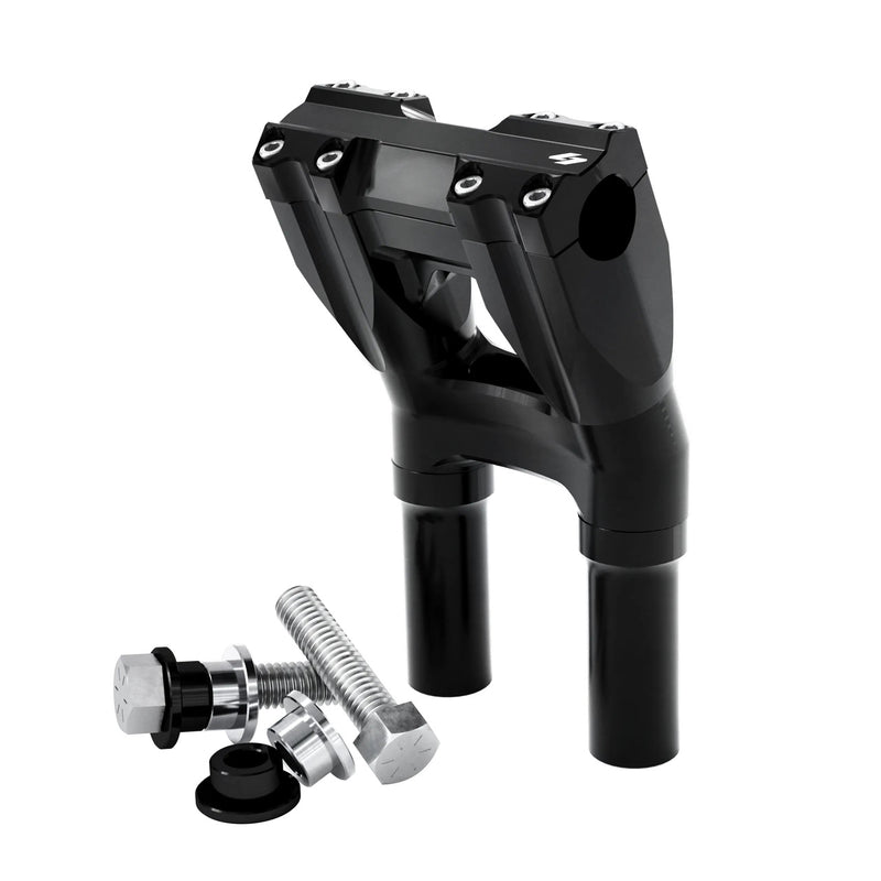 Kraus Isolated & Kickback Risers (Dyna, Pre-18 Softail, FXR, Sportster) — photo 4