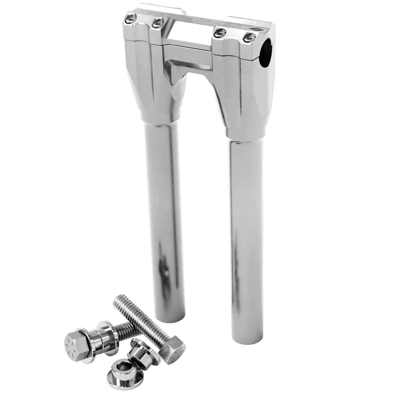Kraus Isolated & Kickback Risers (Dyna, Pre-18 Softail, FXR, Sportster) — SP-ISO-22-M