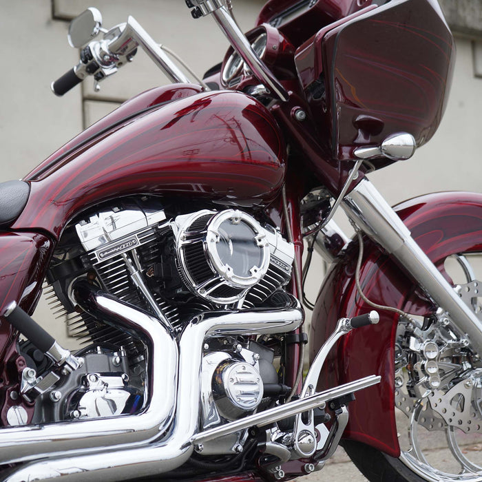 ARLEN NESS 1010-2377 18-970 Method™ Clear Series Sucker Air Cleaner - Chrome - M8