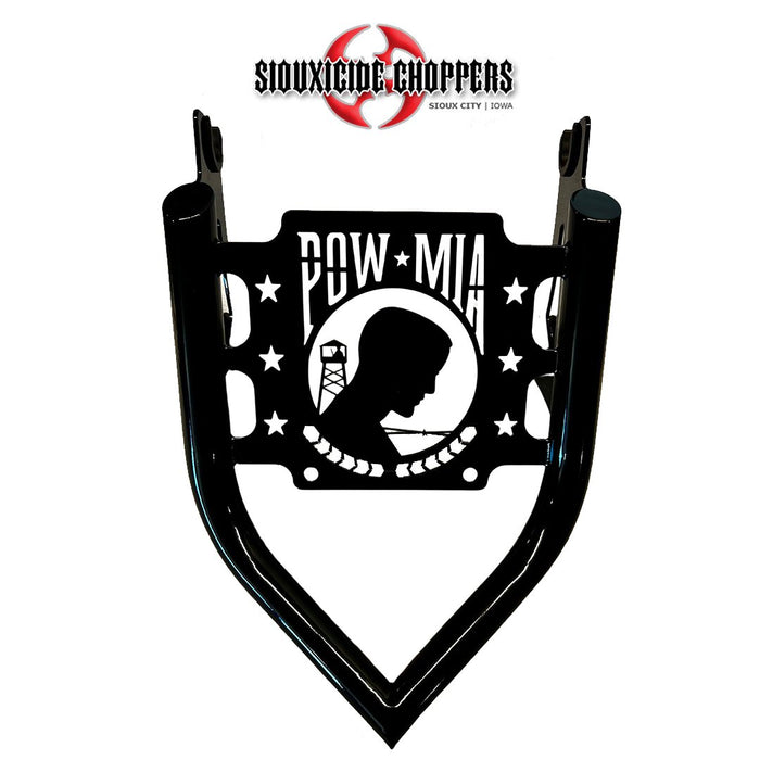 Siouxicide Choppers Indian Luggage Rack - POW, Chrome