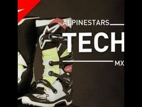 ALPINESTARS Tech 7 Boots Black/Light - Gray/Fluorescent Orange