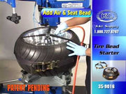 K&L Tire Bead Starter- Wide Wheel Demo